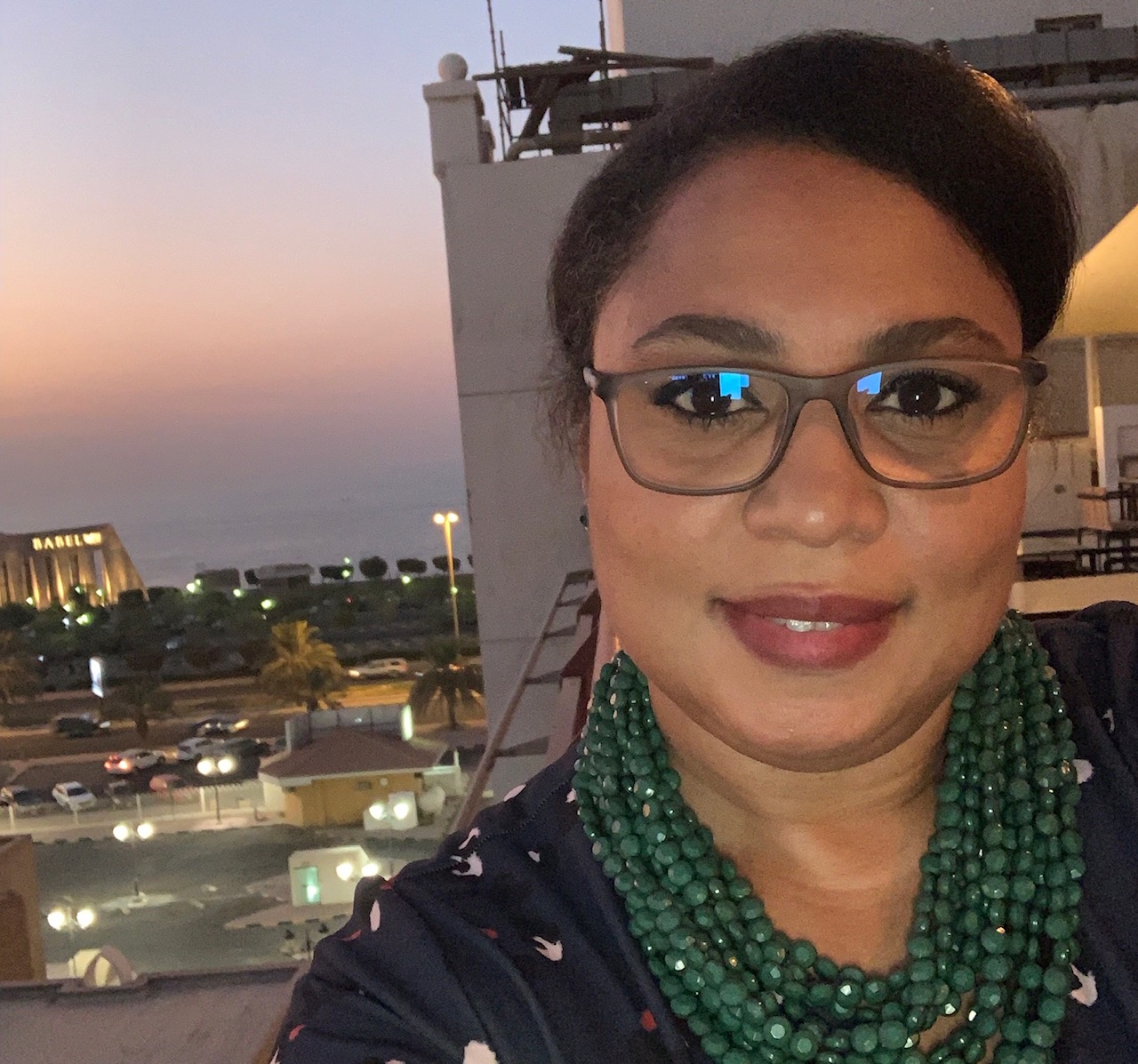 Ayanna Cooper in Kuwait in 2019