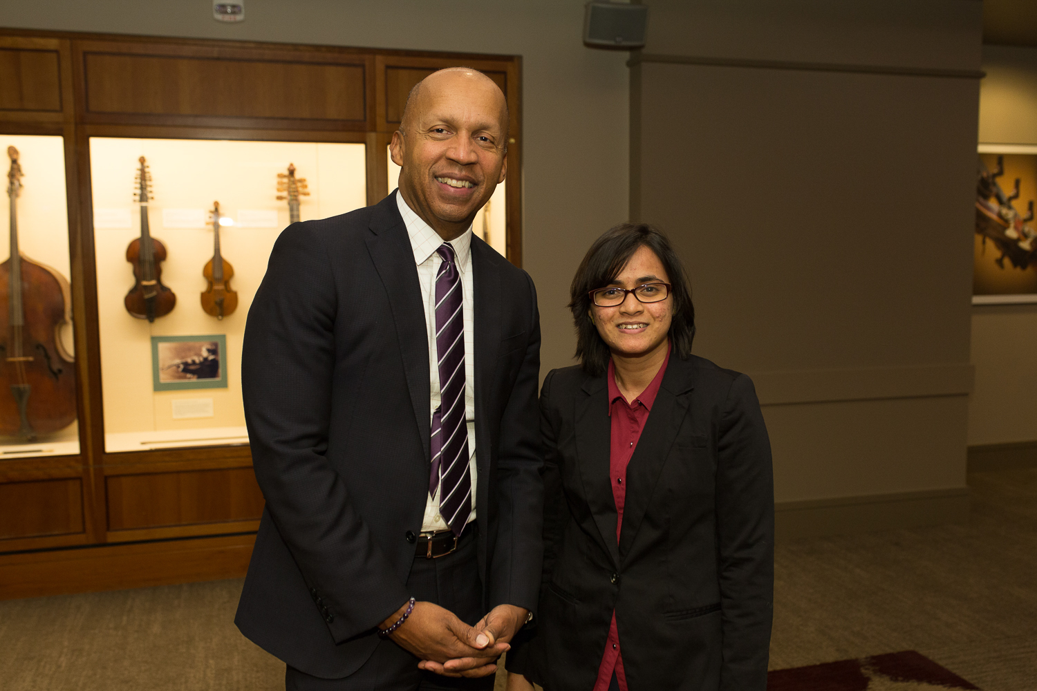 Bryan Stevenson with student Najifa Tanjeem