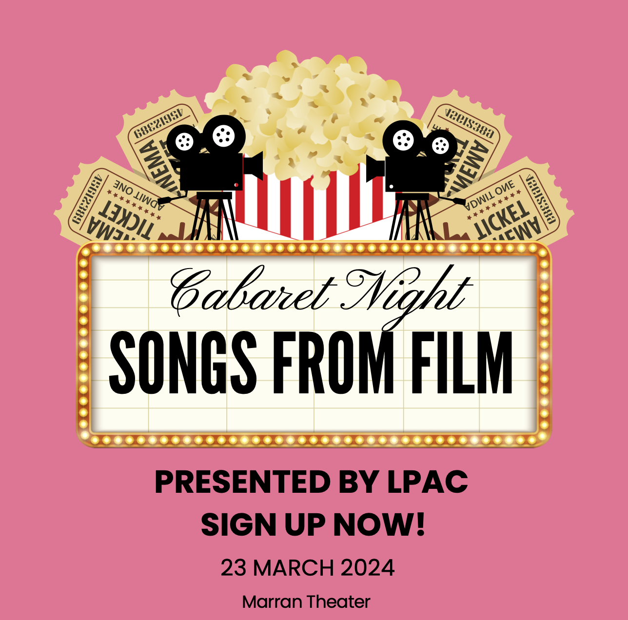 Cabaret Night Poster