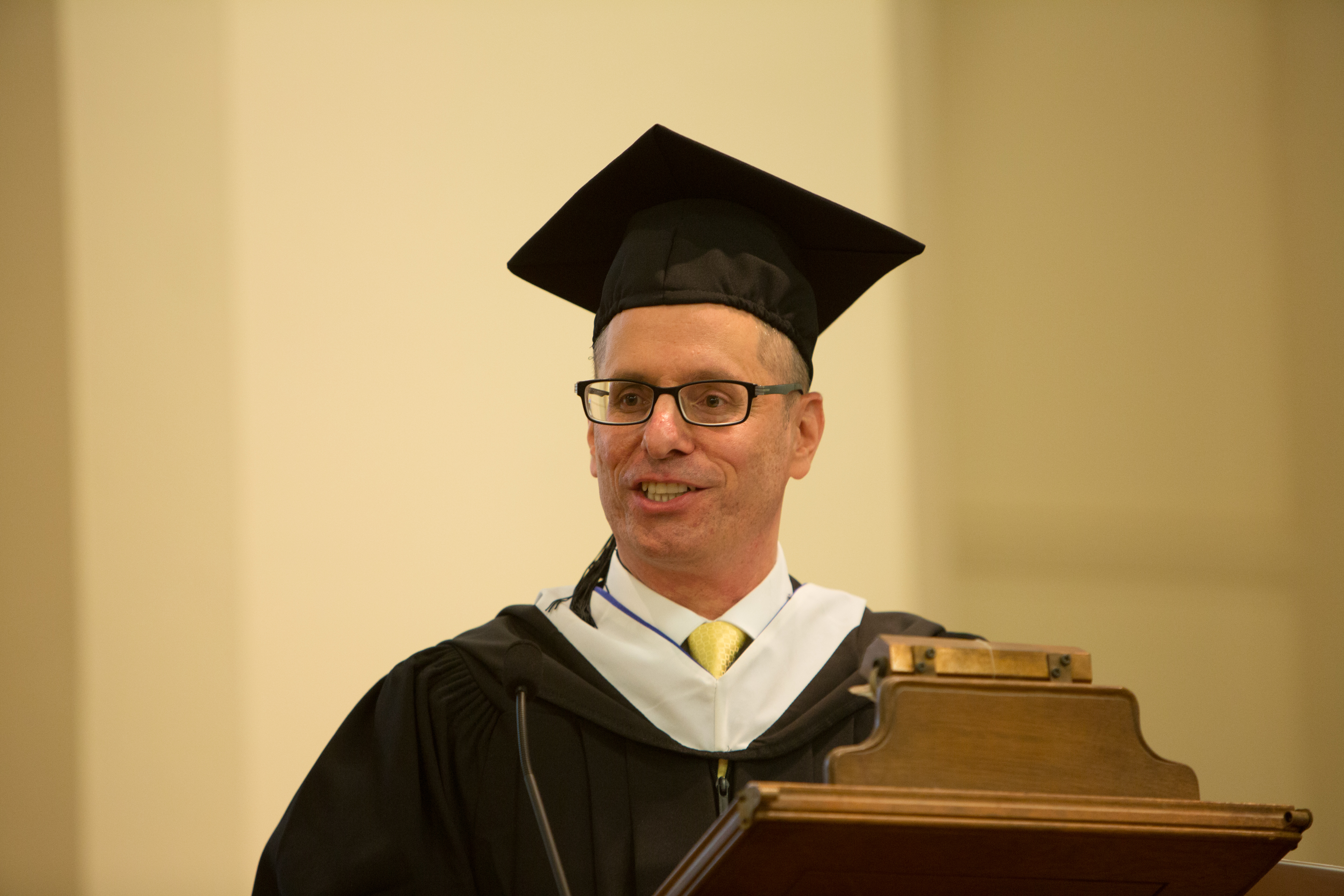 David D'Arcangelo at the 2017 Threshold graduation