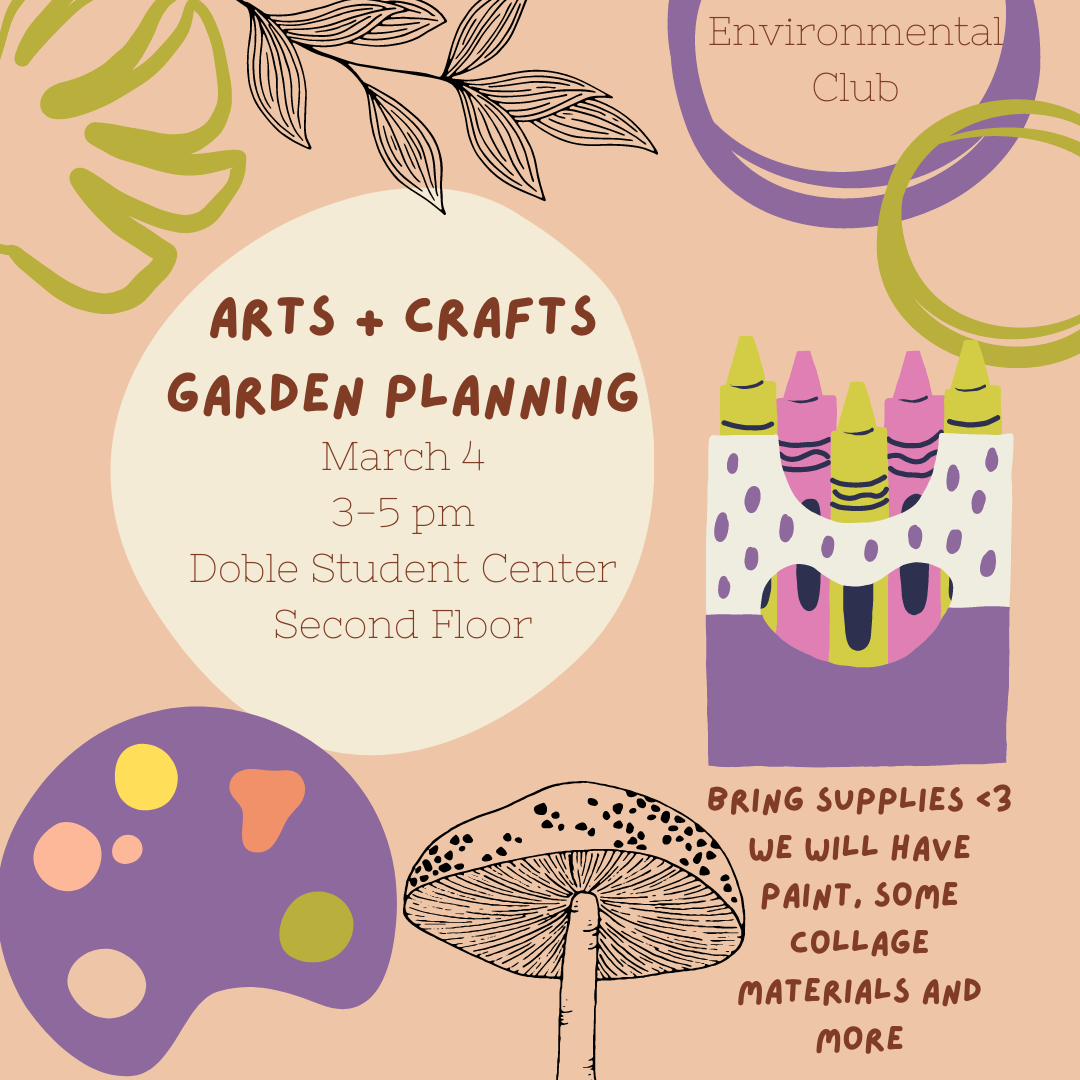 Flyer for gardening event