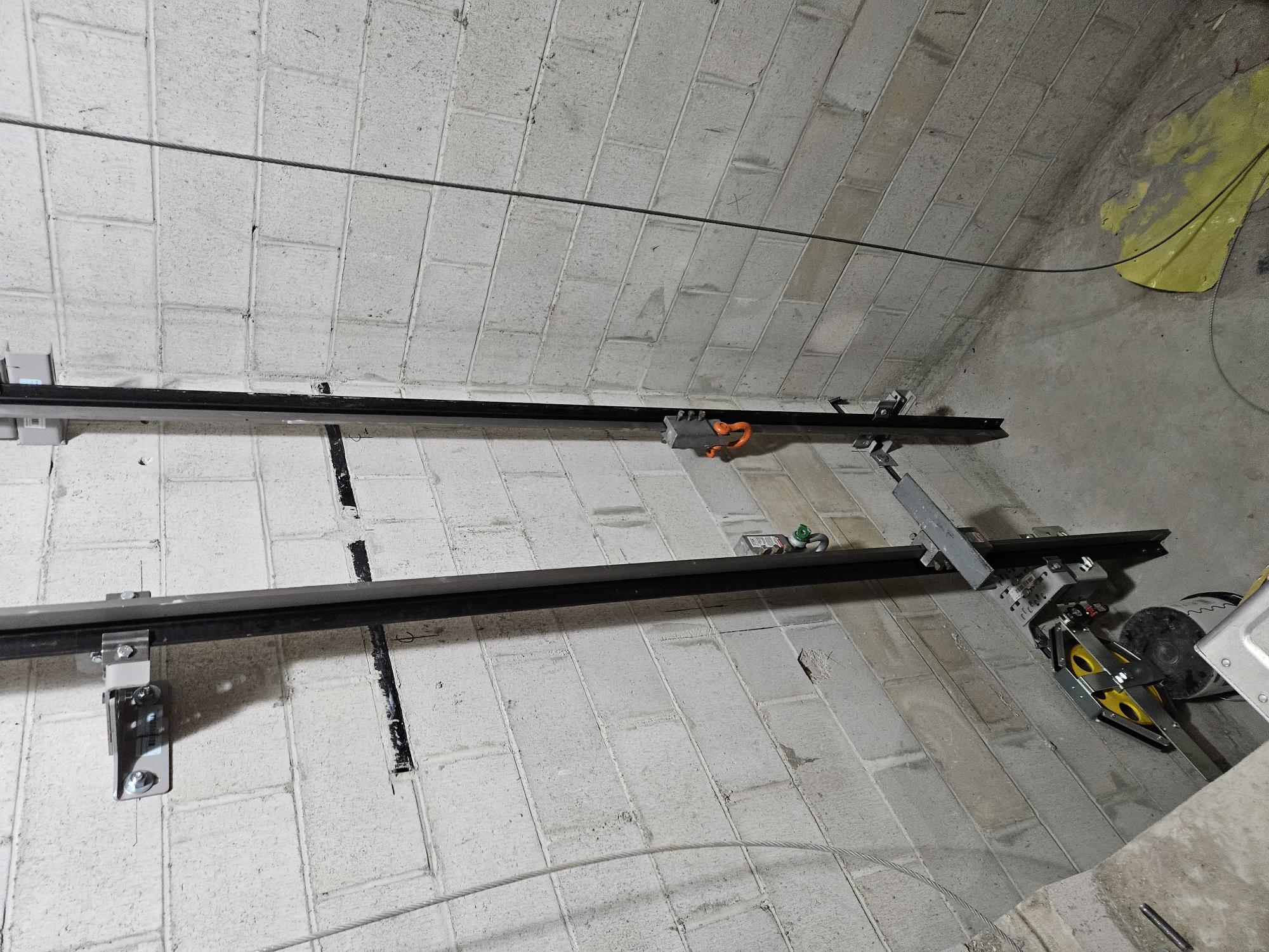 Photo of inside an elevator shaft