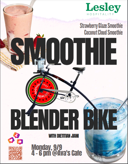 Blender Bike event poster, Sept. 9, 2024, 4-6 p.m. at Ava's Cafe