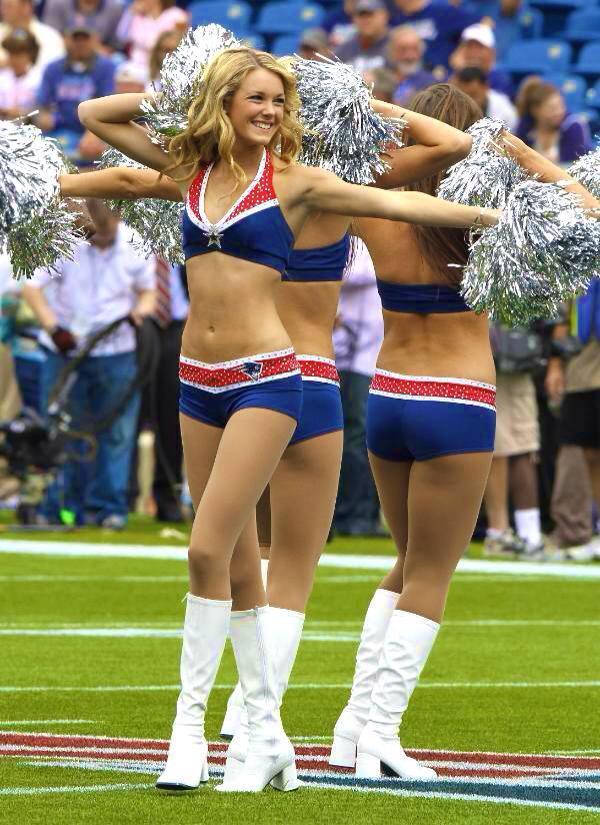 Kirsten Green cheering at Gillette Stadium