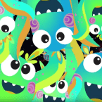 animation still of wiggly aliens