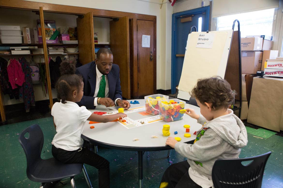 Craig Martin, principal of the Michael J. Perkins School in South Boston.