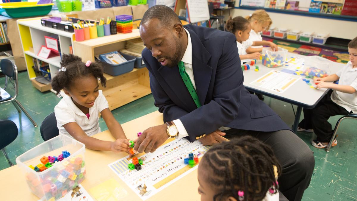 Craig Martin, principal of the Michael J. Perkins School in South Boston.