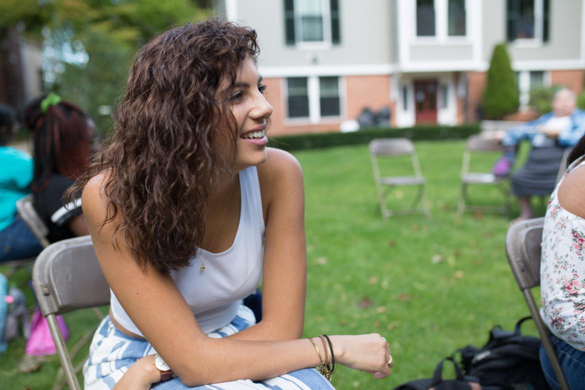 female multicultural student