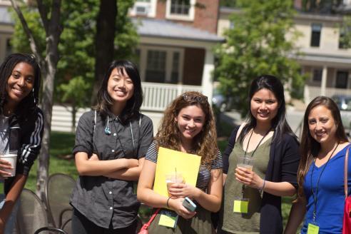 group of multicultural students